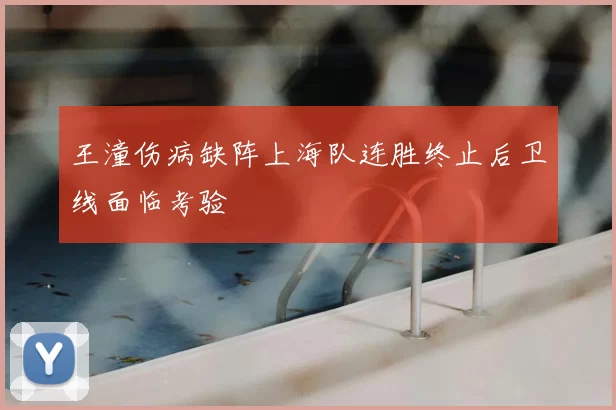王潼伤病缺阵上海队连胜终止后卫线面临考验